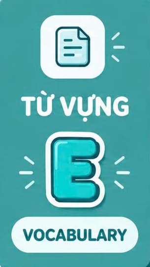 Từ vựng — Vocabulary